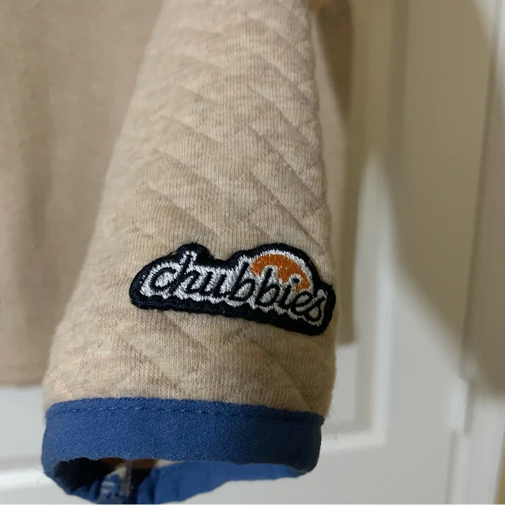 chubbies beige quilted